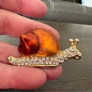 Vintage Snail Brooch